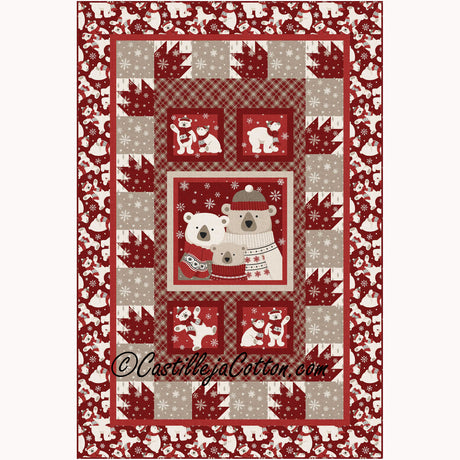 Bearly Christmas  Downloadable Pattern By Castilleja Cotton