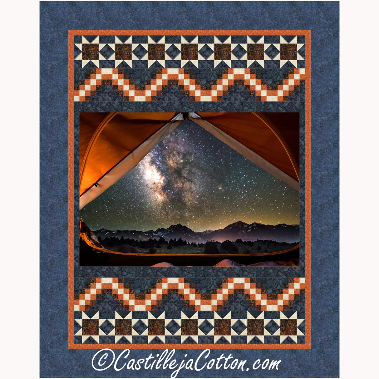 Star Gazing Downloadable Pattern by Castilleja Cotton