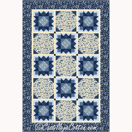 Starry Flowers Downloadable Pattern By Castilleja Cotton