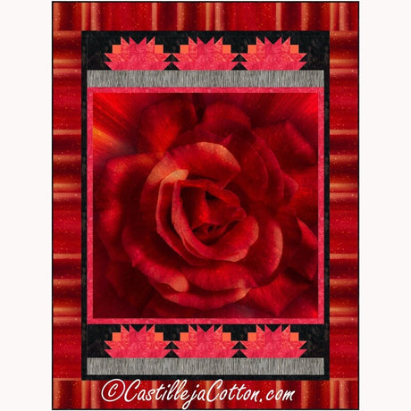 Roses Are Red Downloadable Pattern By Castilleja Cotton