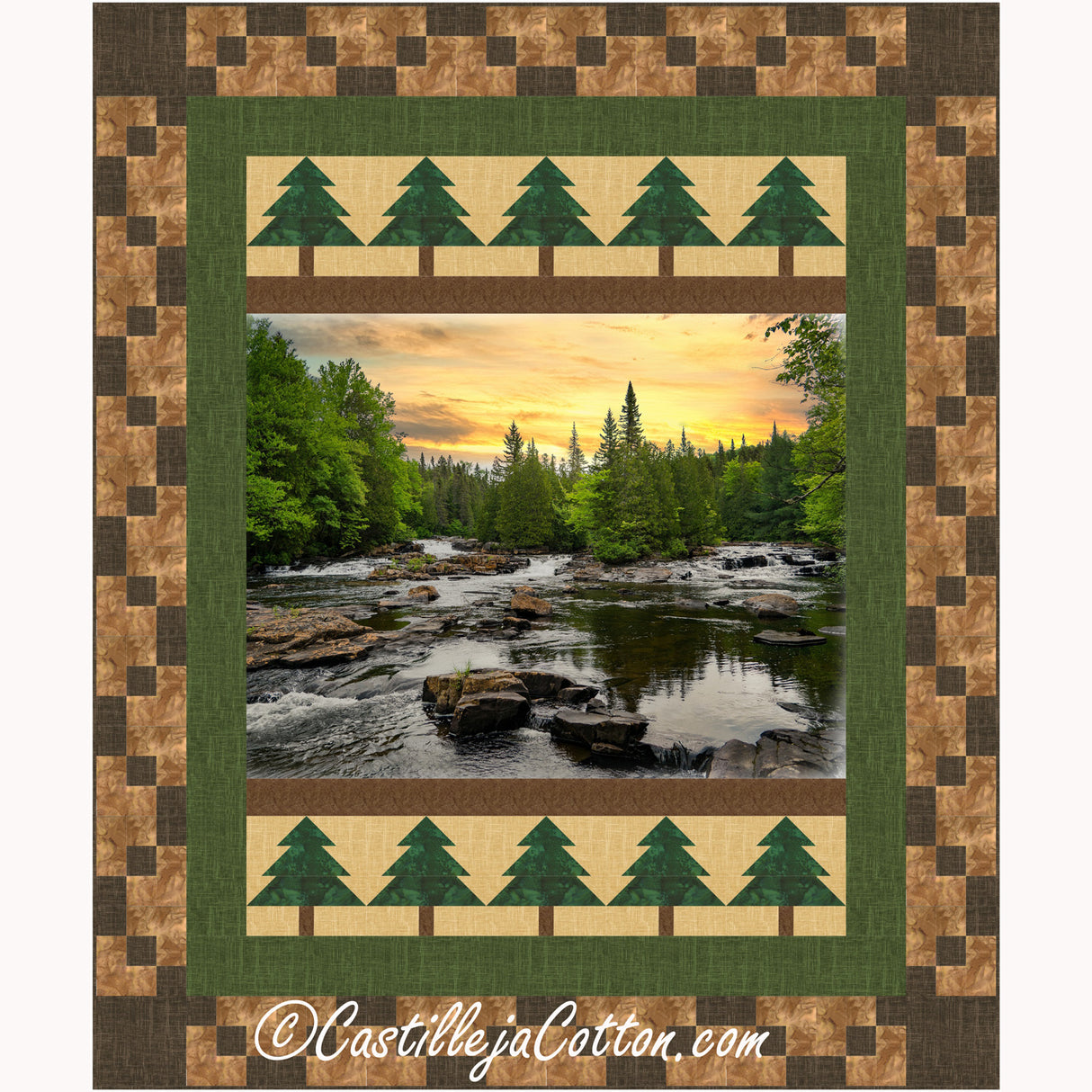 Rocky River Downloadable Pattern by Castilleja Cotton