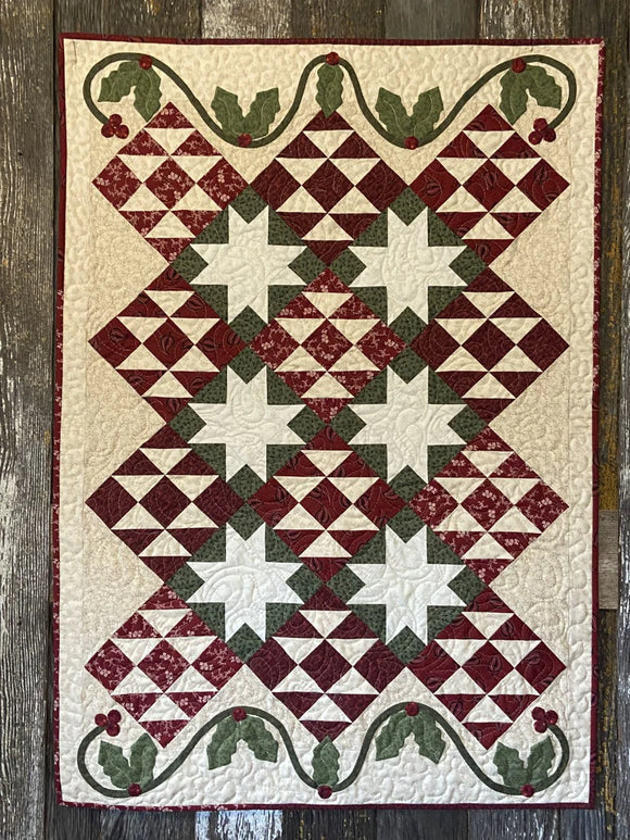 Winterberry Glow Quilt Pattern by Snuggles Quilts