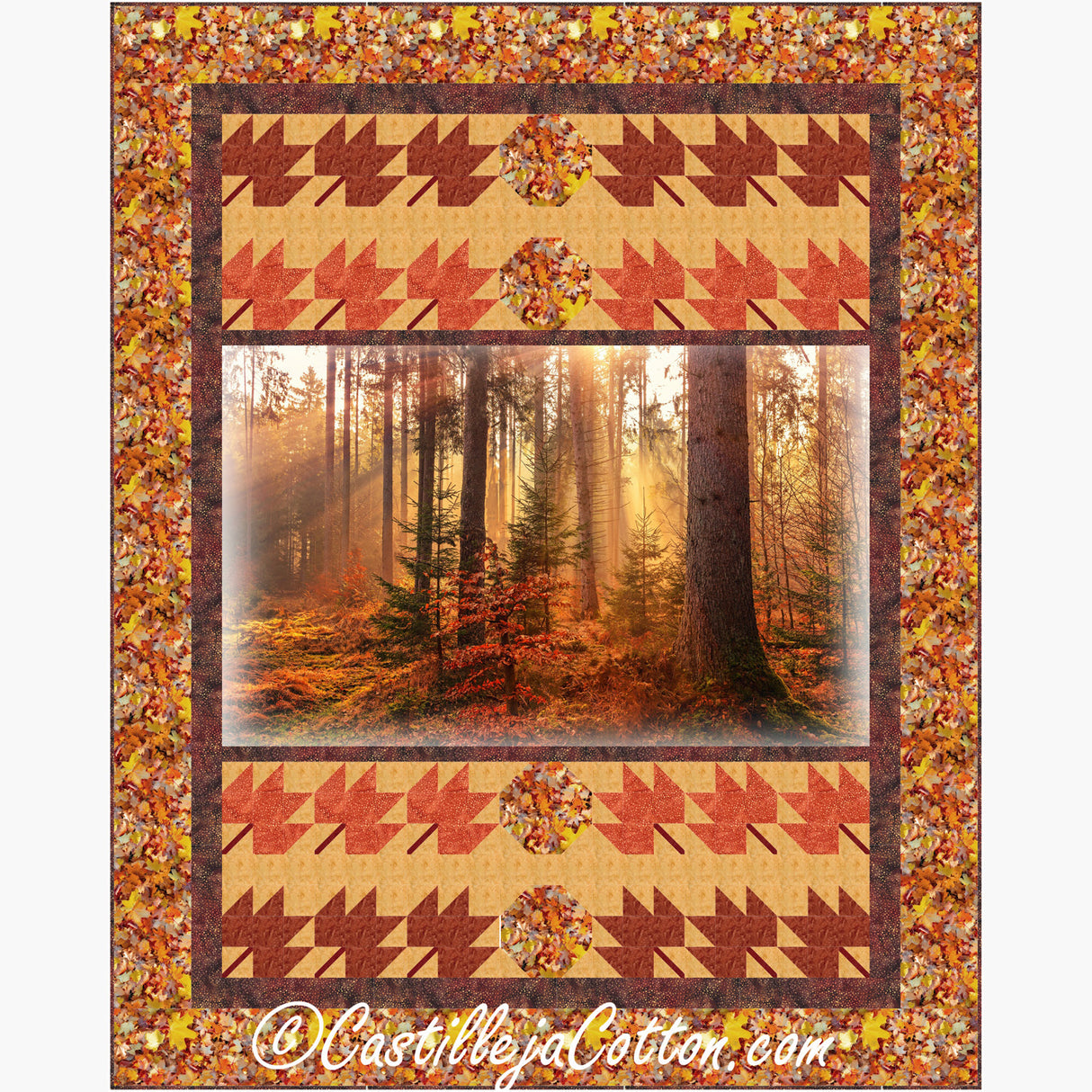 Autumn Stroll Downloadable Pattern By Castilleja Cotton