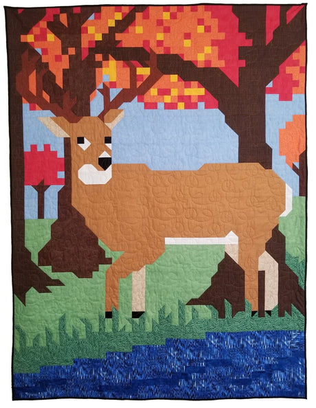 Deer Quilt Pattern by Counted Quilts
