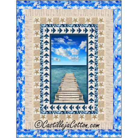 Dock To Heaven Twin Downloadable Pattern By Castilleja Cotton