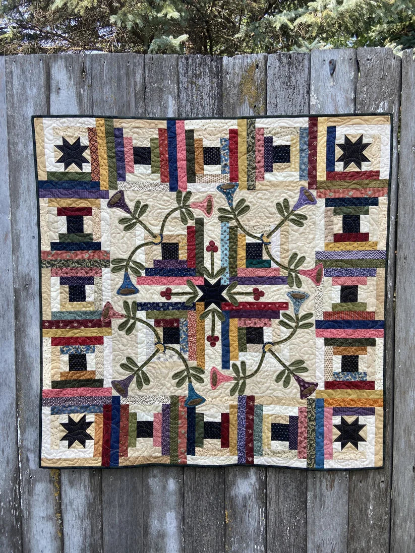 Cabin Garden Downloadable Pattern by Snuggles Quilts