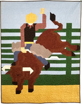 Bucking Bull Quilt Pattern by Counted Quilts