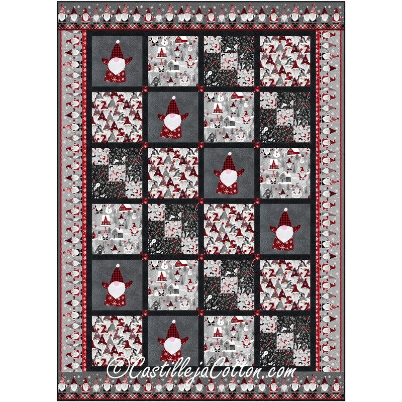 Christmas Gnomes Downloadable Pattern By Castilleja Cotton