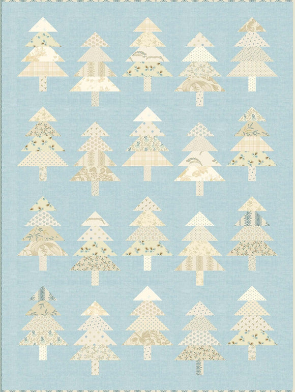 Holiday Forest Seabreeze by Laundry Basket