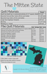 Back of the The Mitten State Michigan Downloadable Pattern By Brooke's Bitchin' Stitches