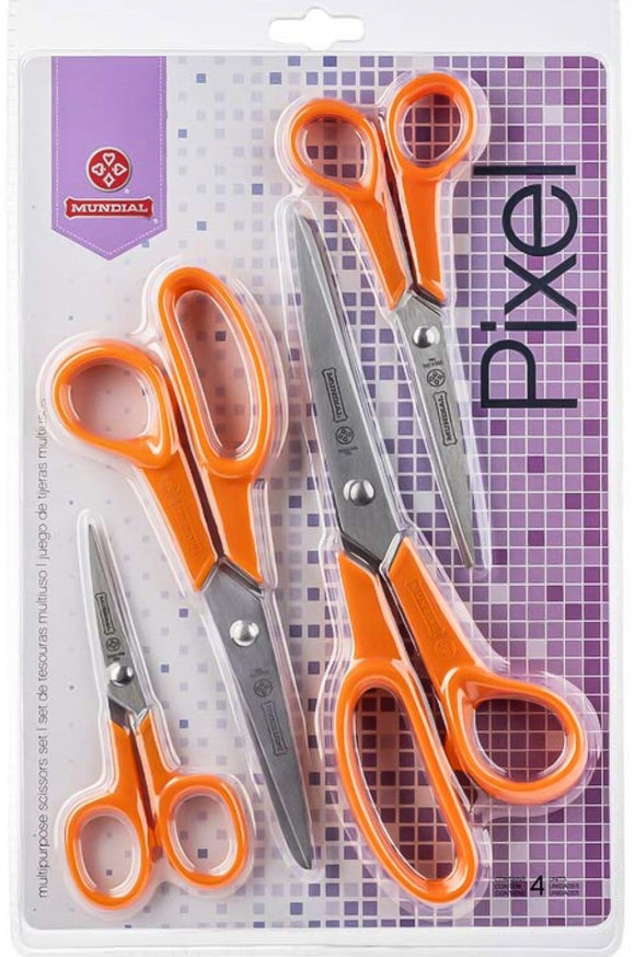 Pixel Scissor Set 4pc by Mundial