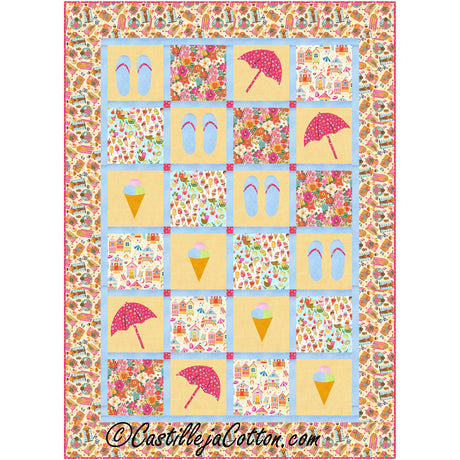 Summertime Fun Downloadable Pattern by Castilleja Cotton