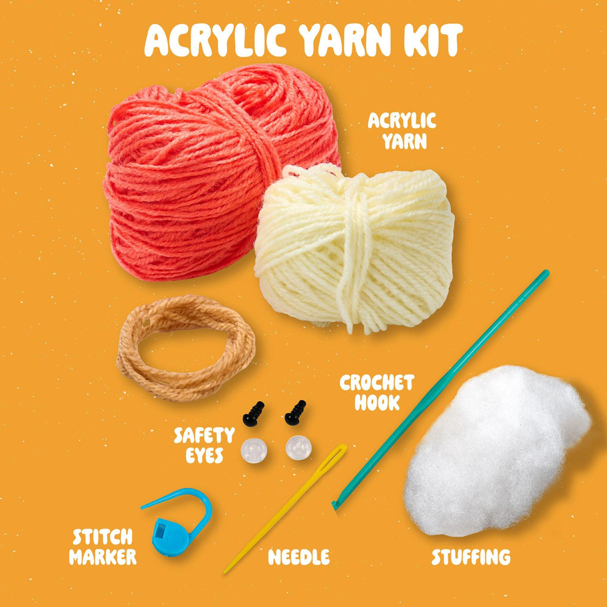 Back of the Bucilla Amigurumi Crochet Kit - Flora the Fox Quilt Pattern by Plaid Enterprises