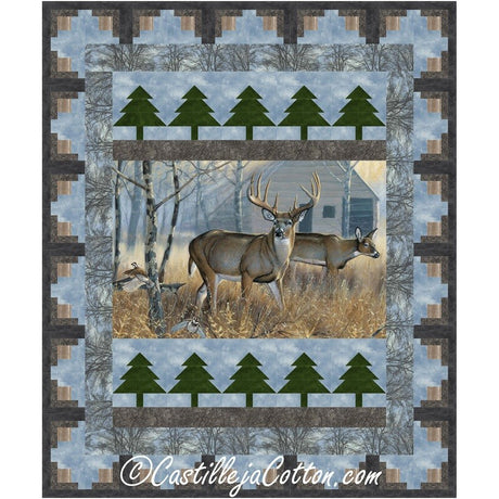 Whitetail Deer Deer Downloadable Pattern by Castilleja Cotton