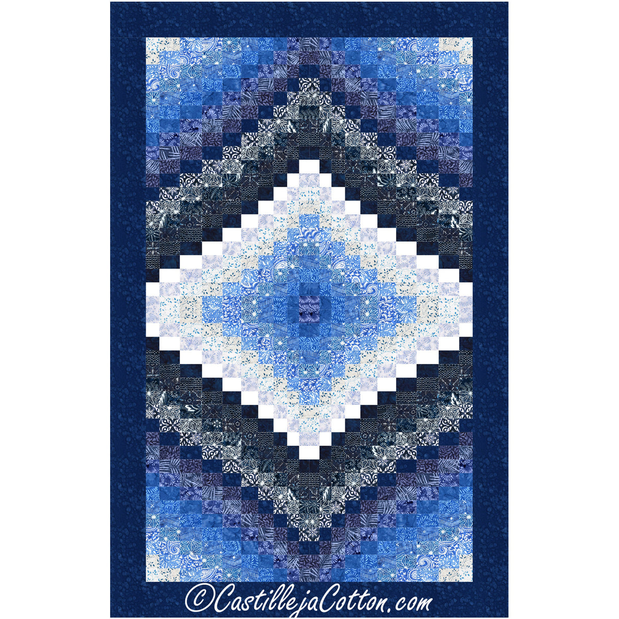 Moonlit Rhinestone Downloadable Pattern by Castilleja Cotton