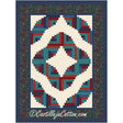 Crescent Log Cabin Hatfield Downloadable Pattern by Castilleja Cotton