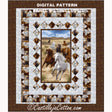 Untamed Horses Double Downloadable Pattern by Castilleja Cotton