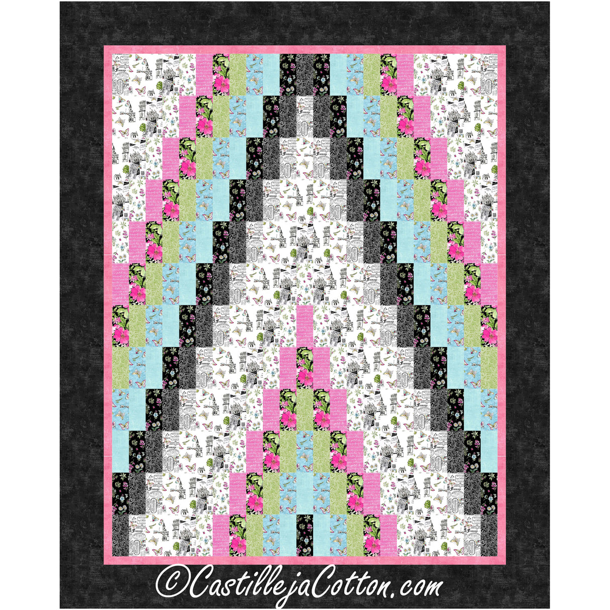 Paris Pyramid Downloadable Pattern By Castilleja Cotton