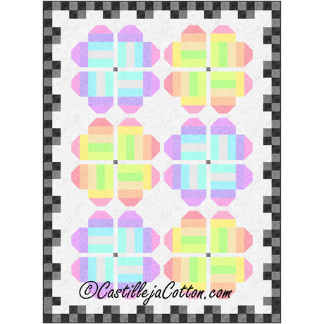 Posy Carnival Hearts Downloadable Pattern By Castilleja Cotton