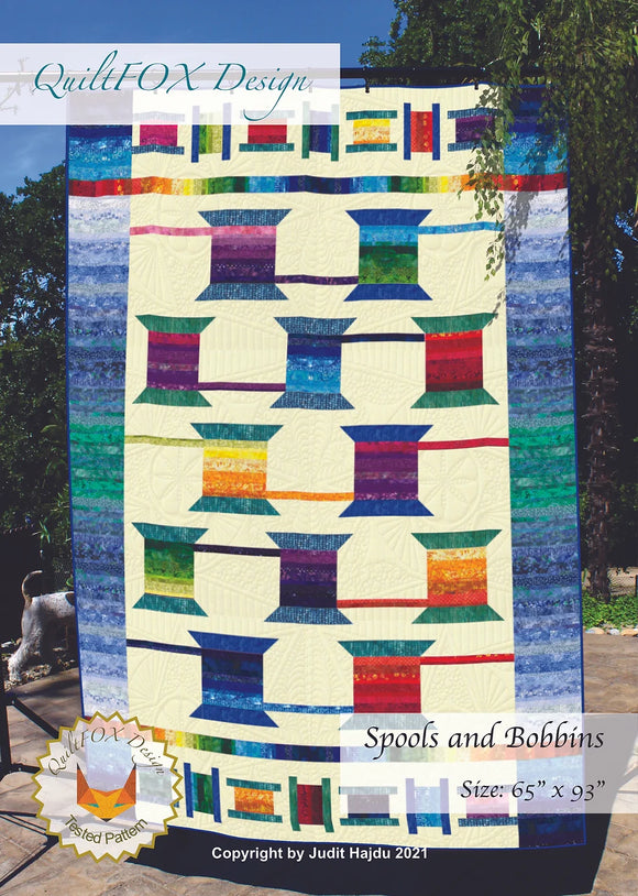 Spools and Bobbins Quilt Pattern by QuiltFox