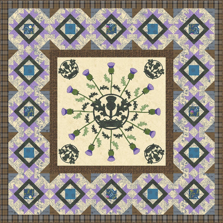 Order of the Thistle Quilt Pattern by The Whimsical Workshop