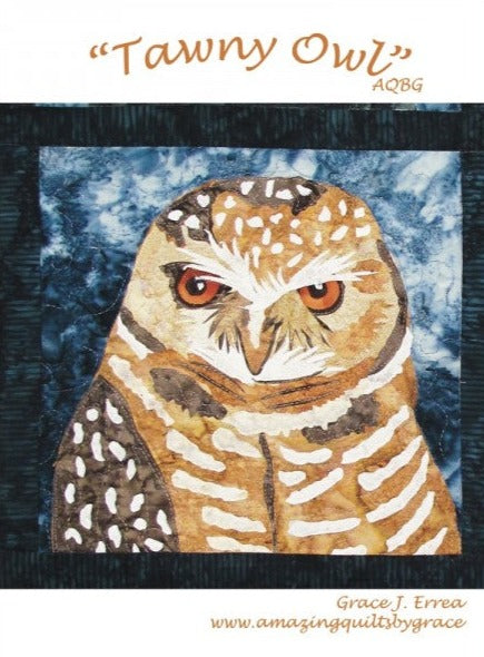 The Eyes Have It - Tawny Owl Downloadable Pattern by Amazing Quilts By Grace