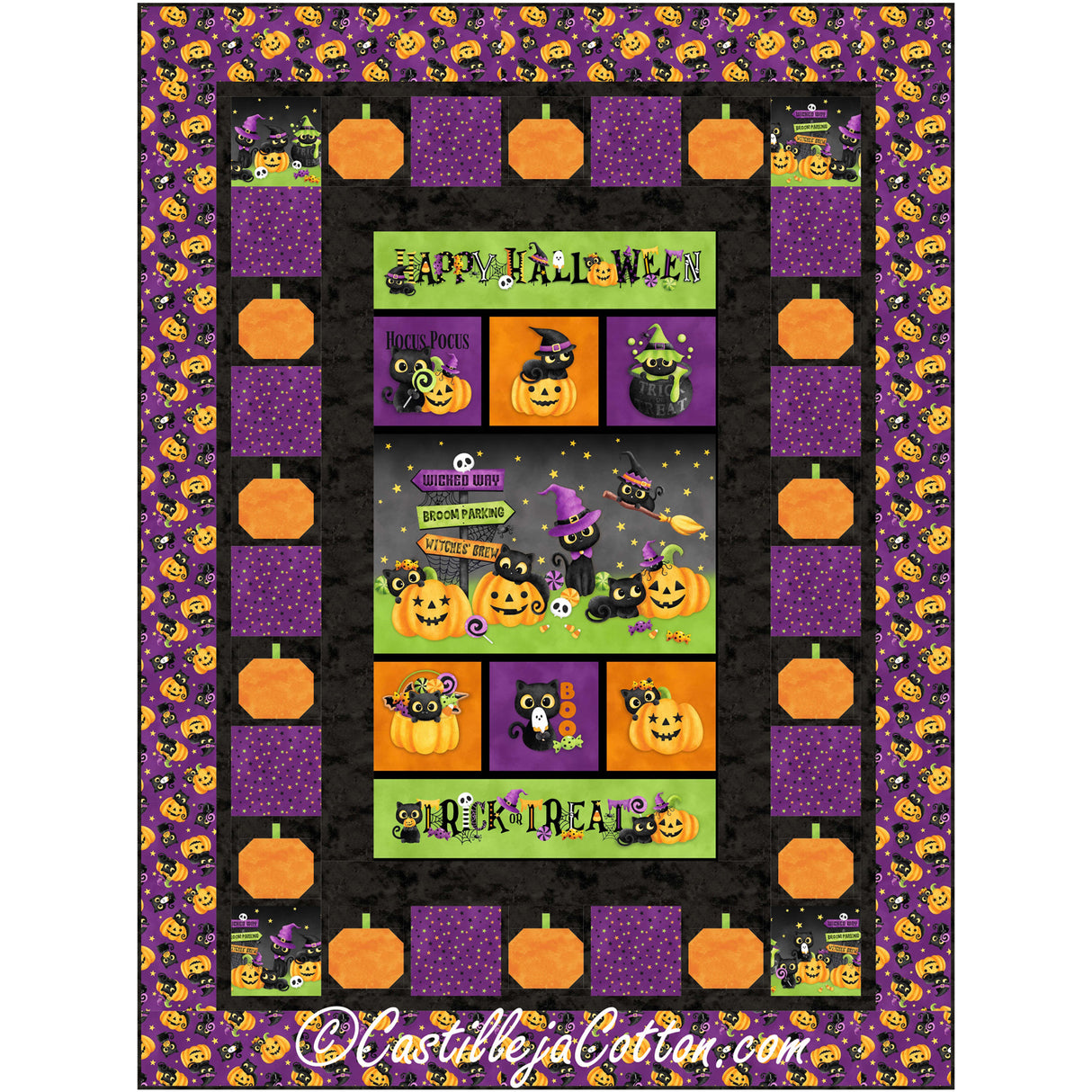 Trick Or Treat Downloadable Pattern By Castilleja Cotton