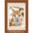 Snowy Fox Downloadable Pattern by Castilleja Cotton