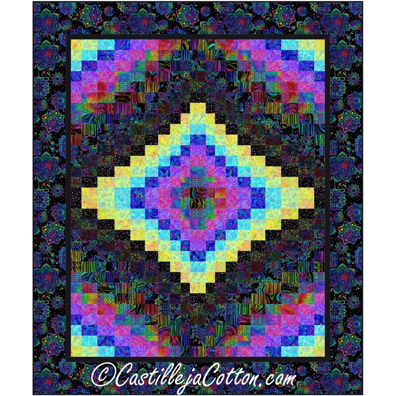 Mandala Rhinestone Downloadable Pattern By Castilleja Cotton