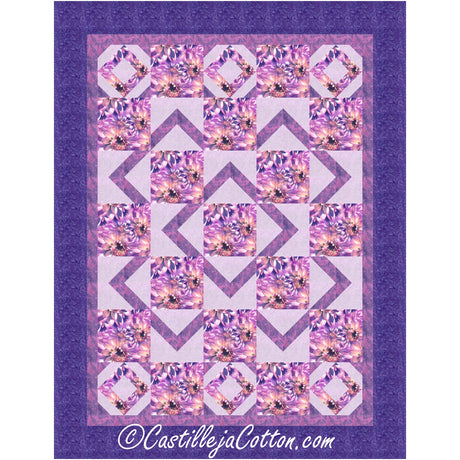 Framed Crocus Downloadable Pattern by Castilleja Cotton