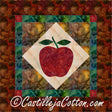 September Apple Downloadable Pattern by Castilleja Cotton