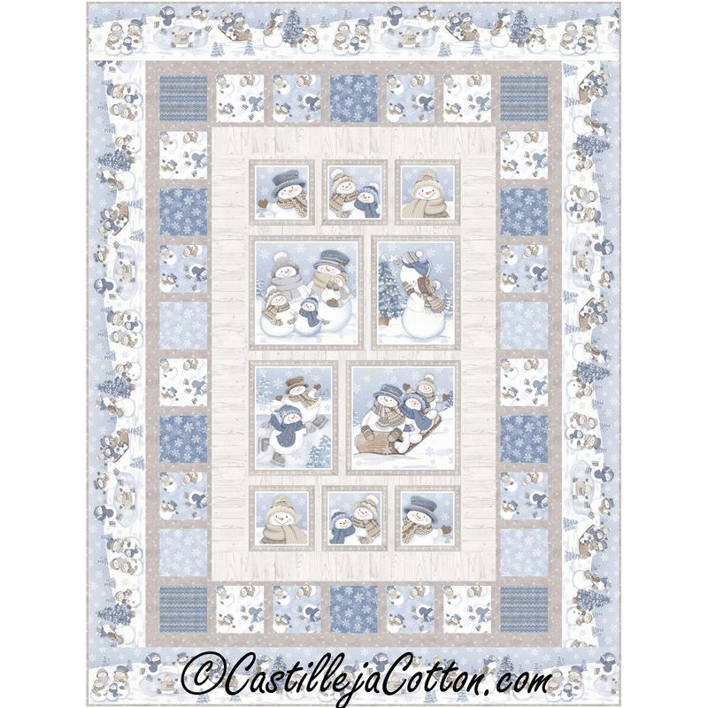 Snow Folk Fun Downloadable Pattern by Castilleja Cotton