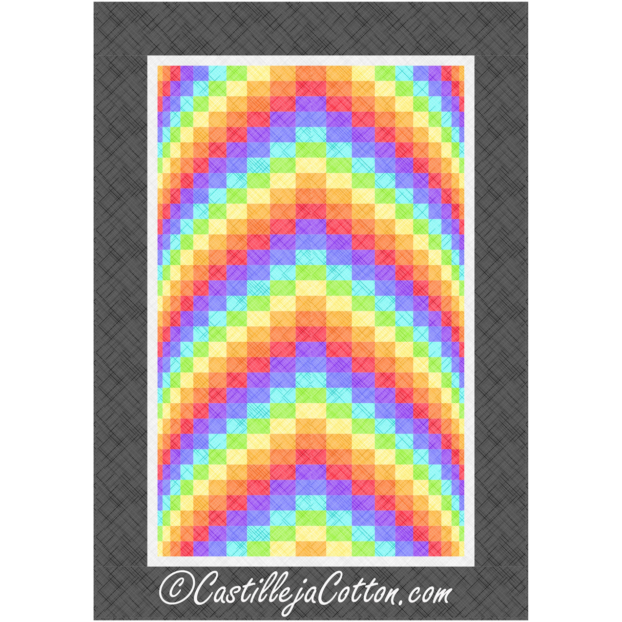 Vibrant Waves Downloadable Pattern By Castilleja Cotton