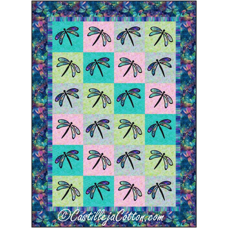 Fantasy Dragonflies Downloadable Pattern – Quilting Books Patterns and ...