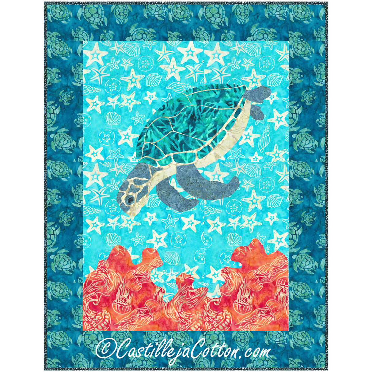 Mortimer The Turtle Downloadable Pattern by Castilleja Cotton