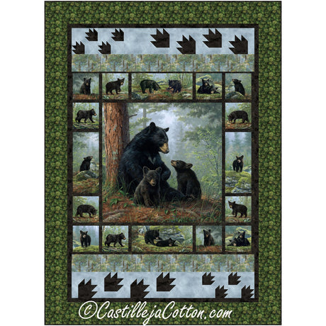 Mama Bear And Cubs Downloadable Pattern by Castilleja Cotton