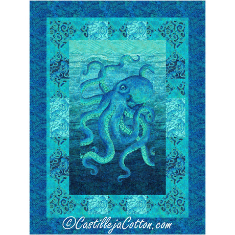 Shimmering Octopus Downloadable Pattern by Castilleja Cotton