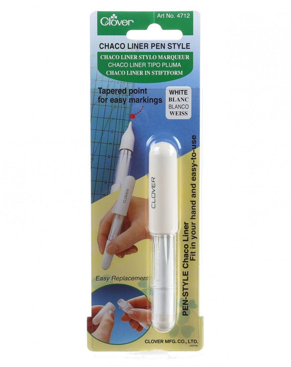 Chaco Liner Pen Style White by Clover Needlecraft