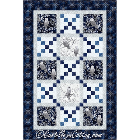 Midnight Owls Downloadable Pattern by Castilleja Cotton