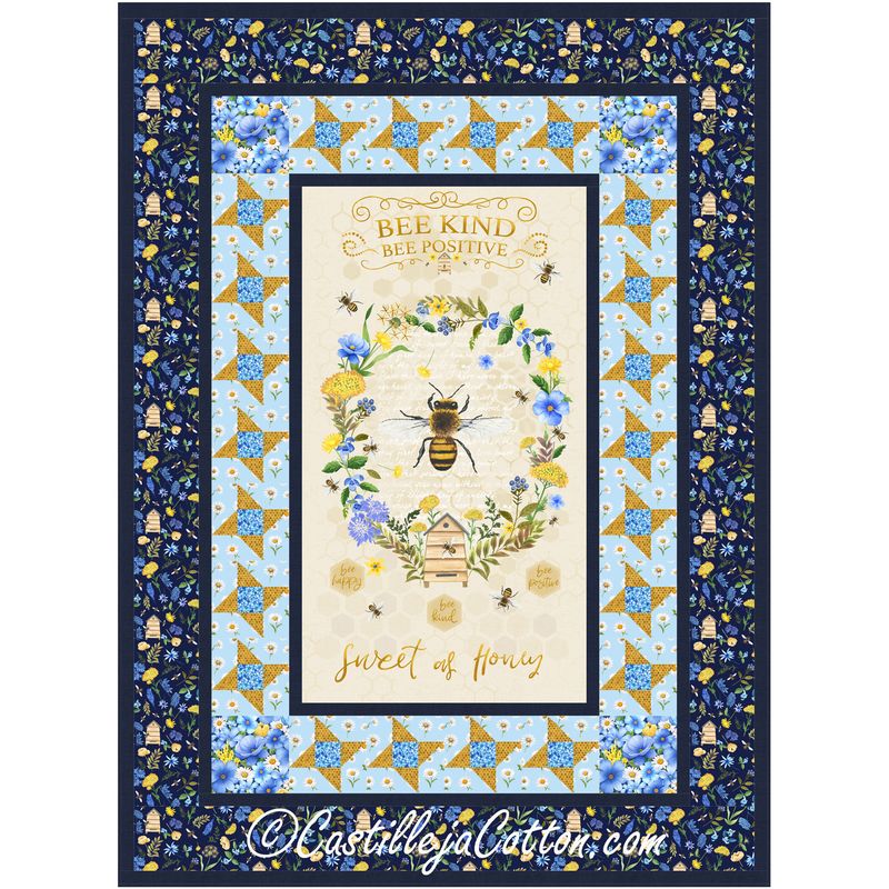 Sweet as Honey Downloadable Pattern By Castilleja Cotton