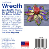 Back of the In R Form Heart/Leaf by Bosal Foam & Fiber