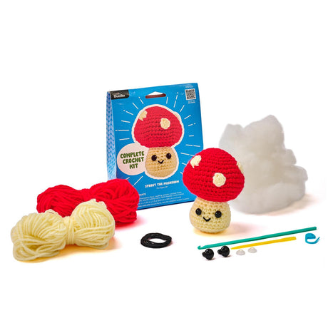 Bucilla Amigurumi Crochet Kit Mushroom Quilt Pattern by Plaid Enterprises
