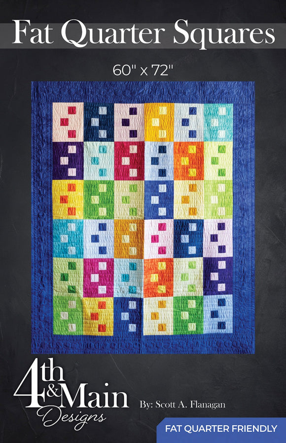 Fat Quarter Squares Quilt Pattern by 4th & Main