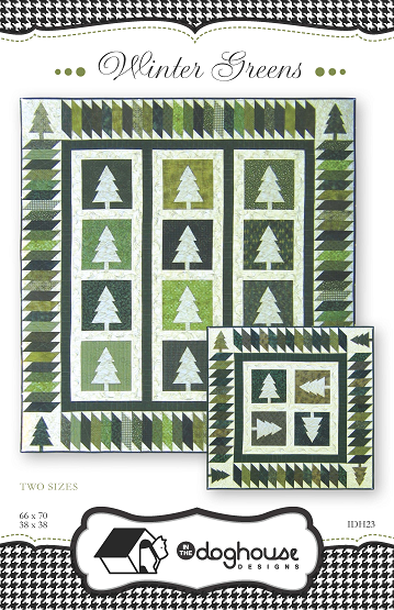 Winter Greens Quilt Pattern by In The Doghouse Designs