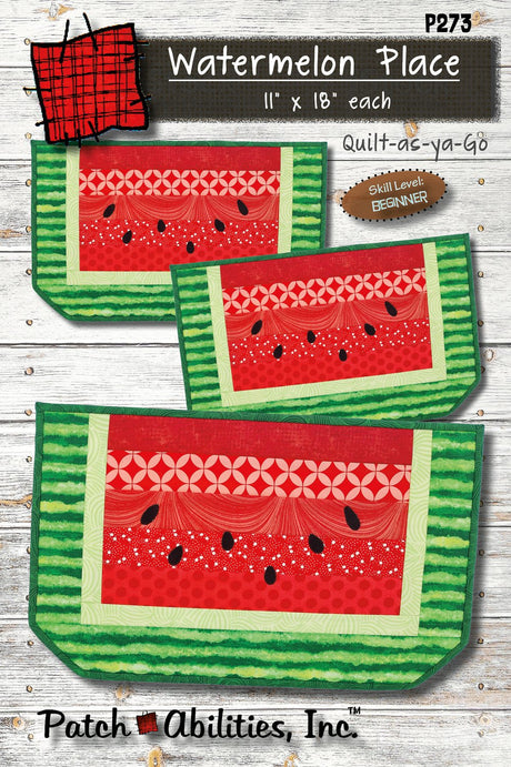 Watermelon Place Downloadable Pattern by Patch Abilities