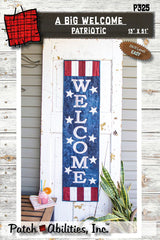 A BIG Welcome Patriotic Pattern by Patch Abilities