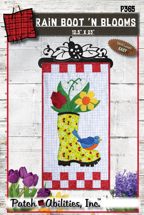 Rain Boot 'N Blooms by Patch Abilities - Patterns