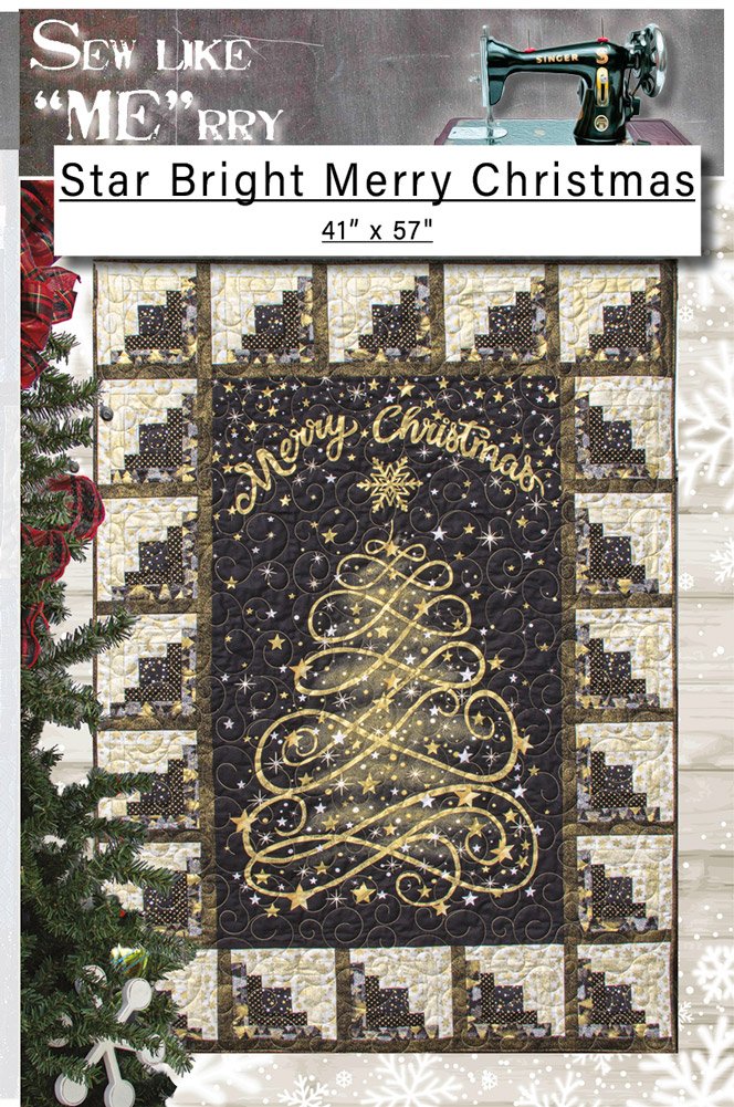 Star Bright Merry Christmas Quilt Pattern by Patch Abilities - Patterns