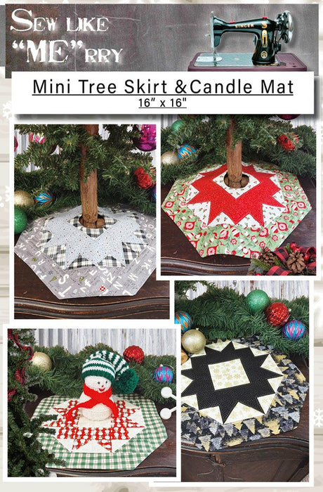 Mini Tree Skirt & Candle Mat Pattern by Patch Abilities - Patterns
