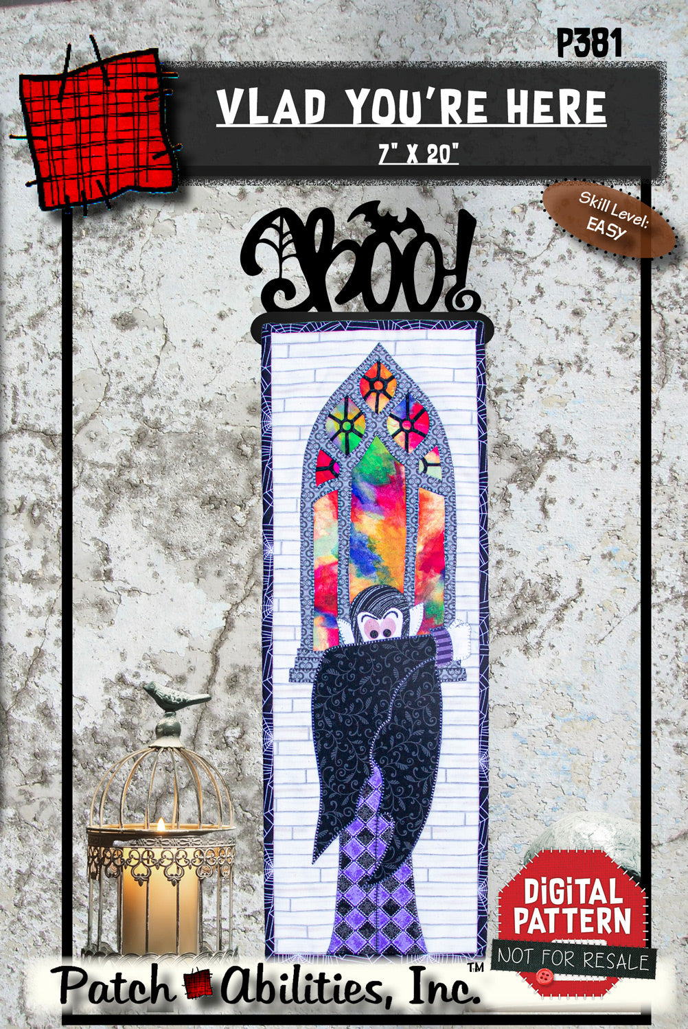 Vlad You're Here Downloadable Pattern by Patch Abilities - Patterns